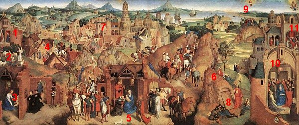 Advent And Triumph Of Christ, by Hans Memling, 1480