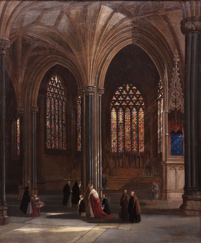 Interior, Milan Cathedral (1836) by James Holland