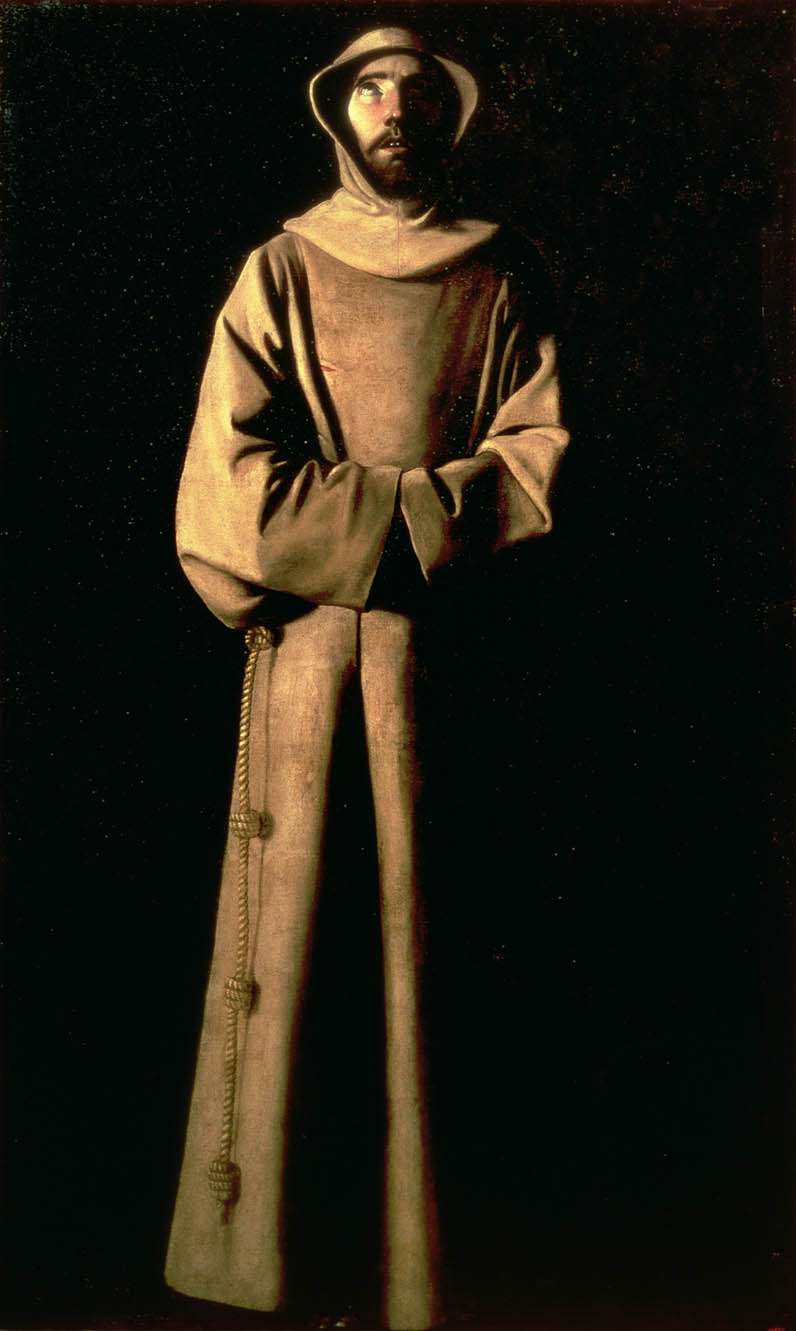 St. Francis, by Francisco de Zurbarn (Spanish, 1598–1644)